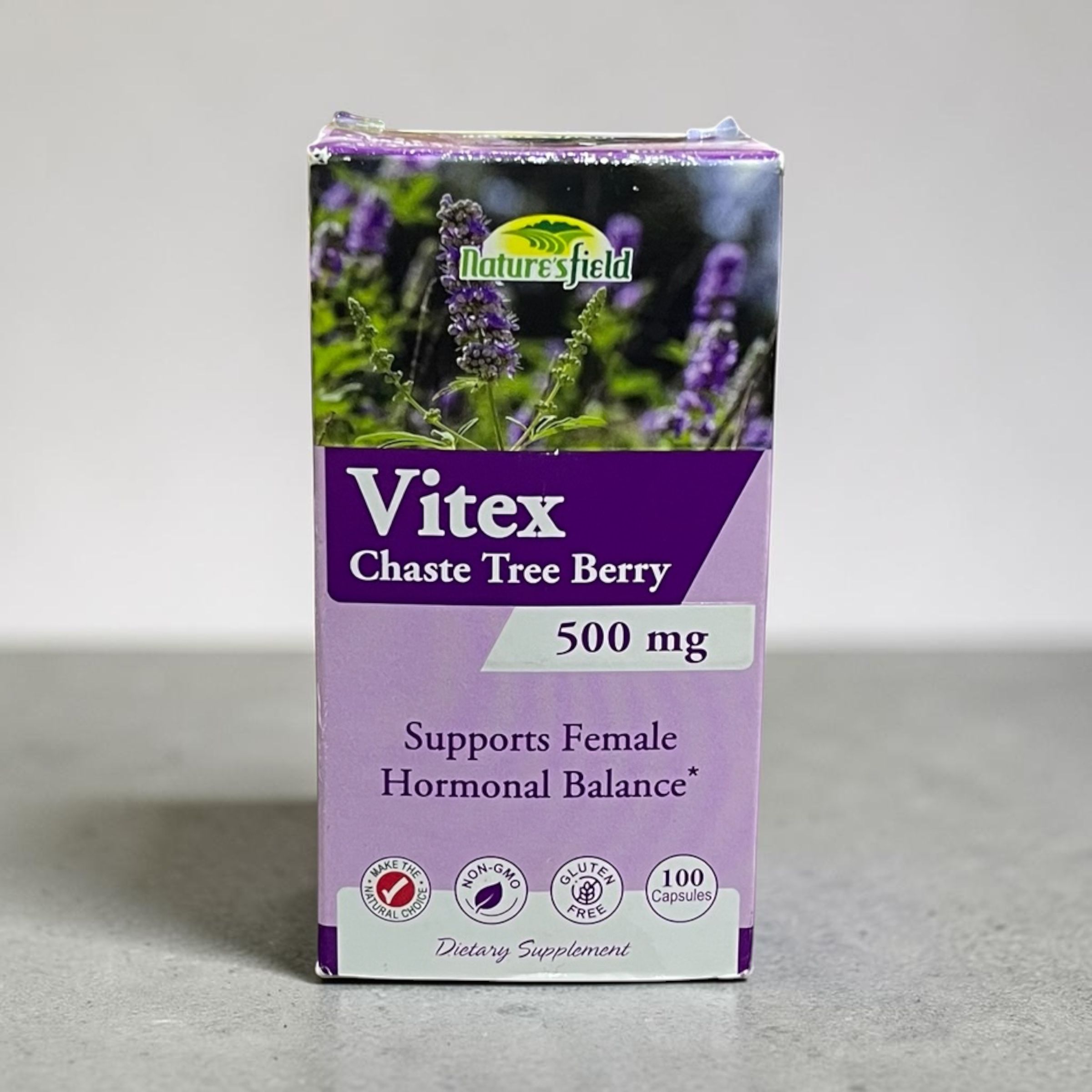 NATURES FIELD VITEX 500MG CAPS X100